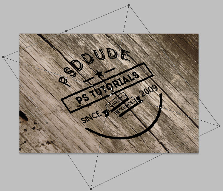 Wood Engraved Photoshop Tutorial