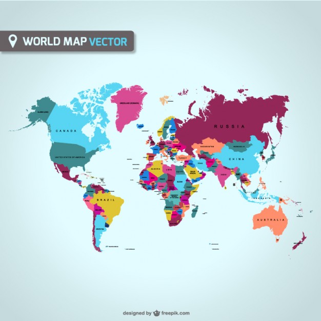 World Map Vector Graphic