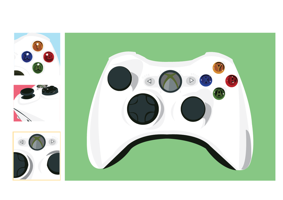 Xbox 360 Controller Clip Art