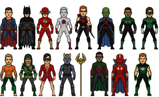 Young Justice League Characters
