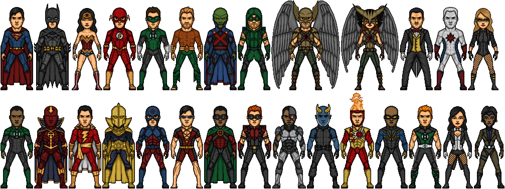 Young Justice League Members