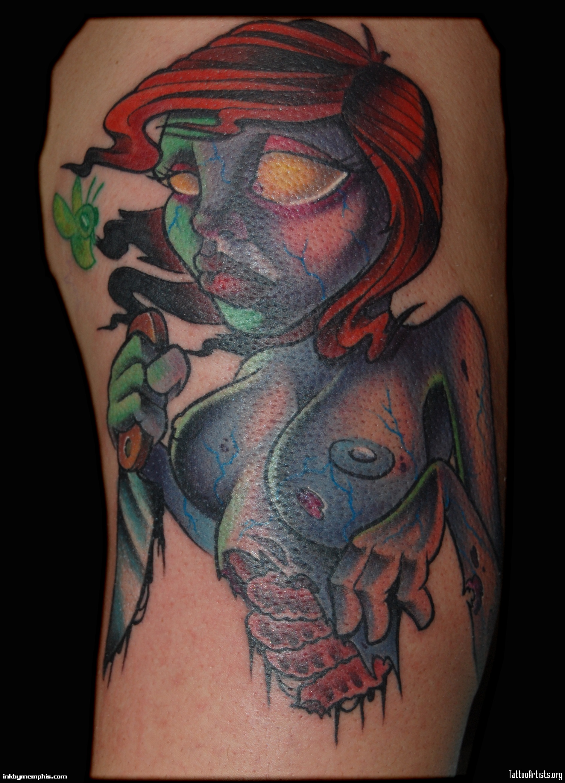 Zombie Girl Tattoo