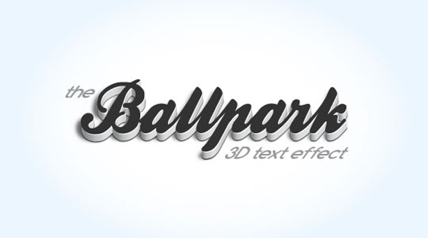 3D Text Effect Tutorials Photoshop