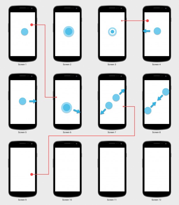 Android Wireframe Template