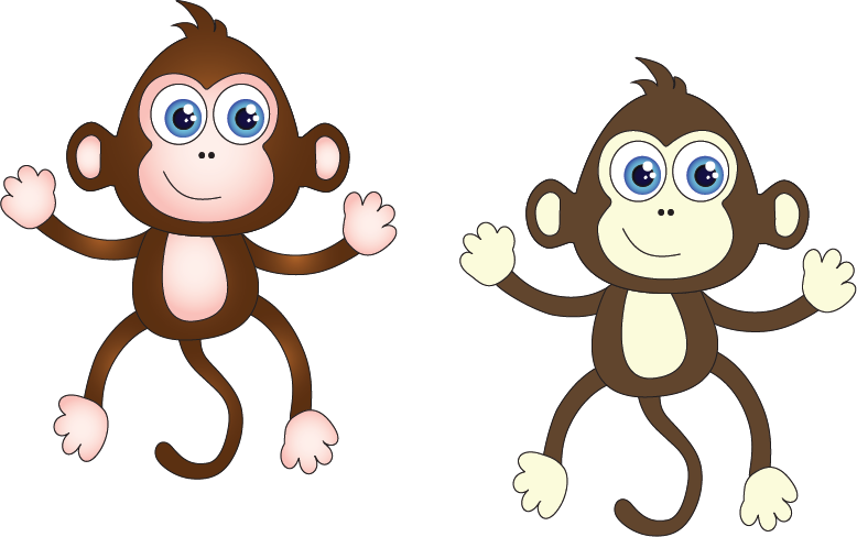 Animated Cute Monkey Cartoon