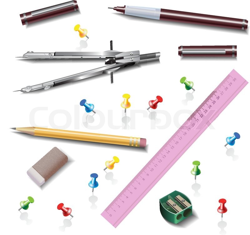 Architecture Drawing Tools Clip Art