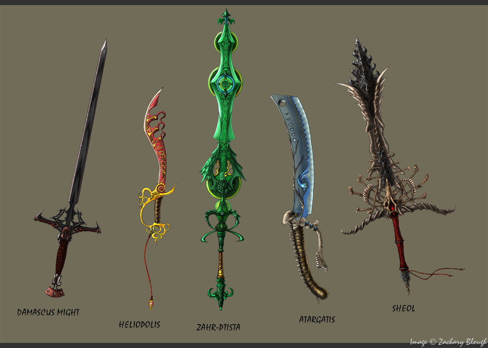 Awesome Elemental Swords Awesome Elemental Swords