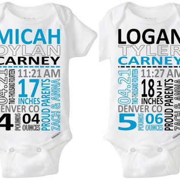Baby Gifts for Fraternal Twins