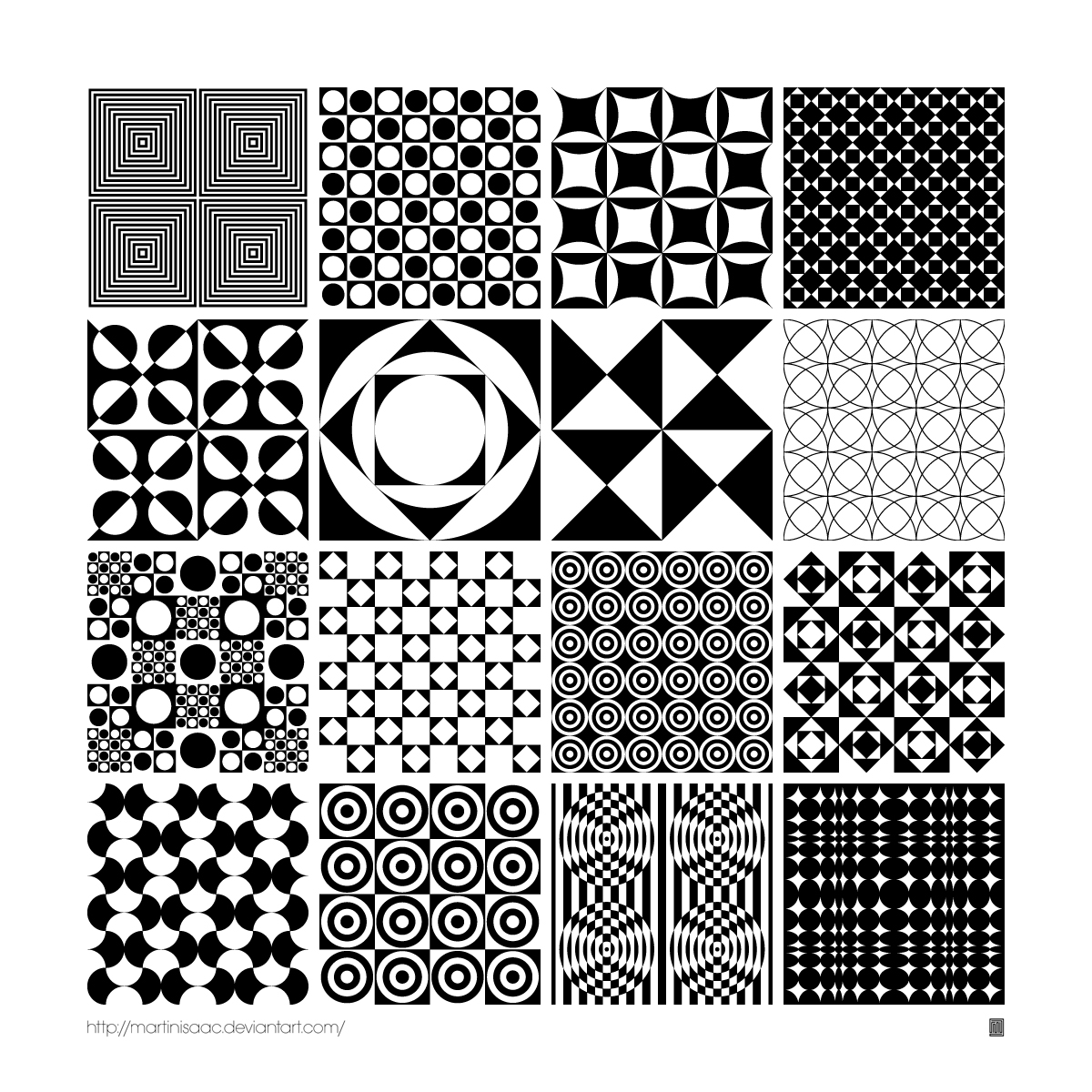 Black and White Designs Patterns