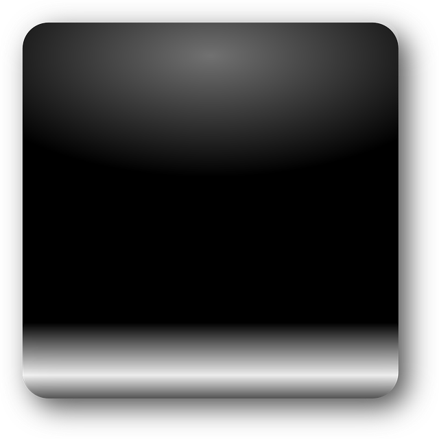 Black Square Icon Buttons