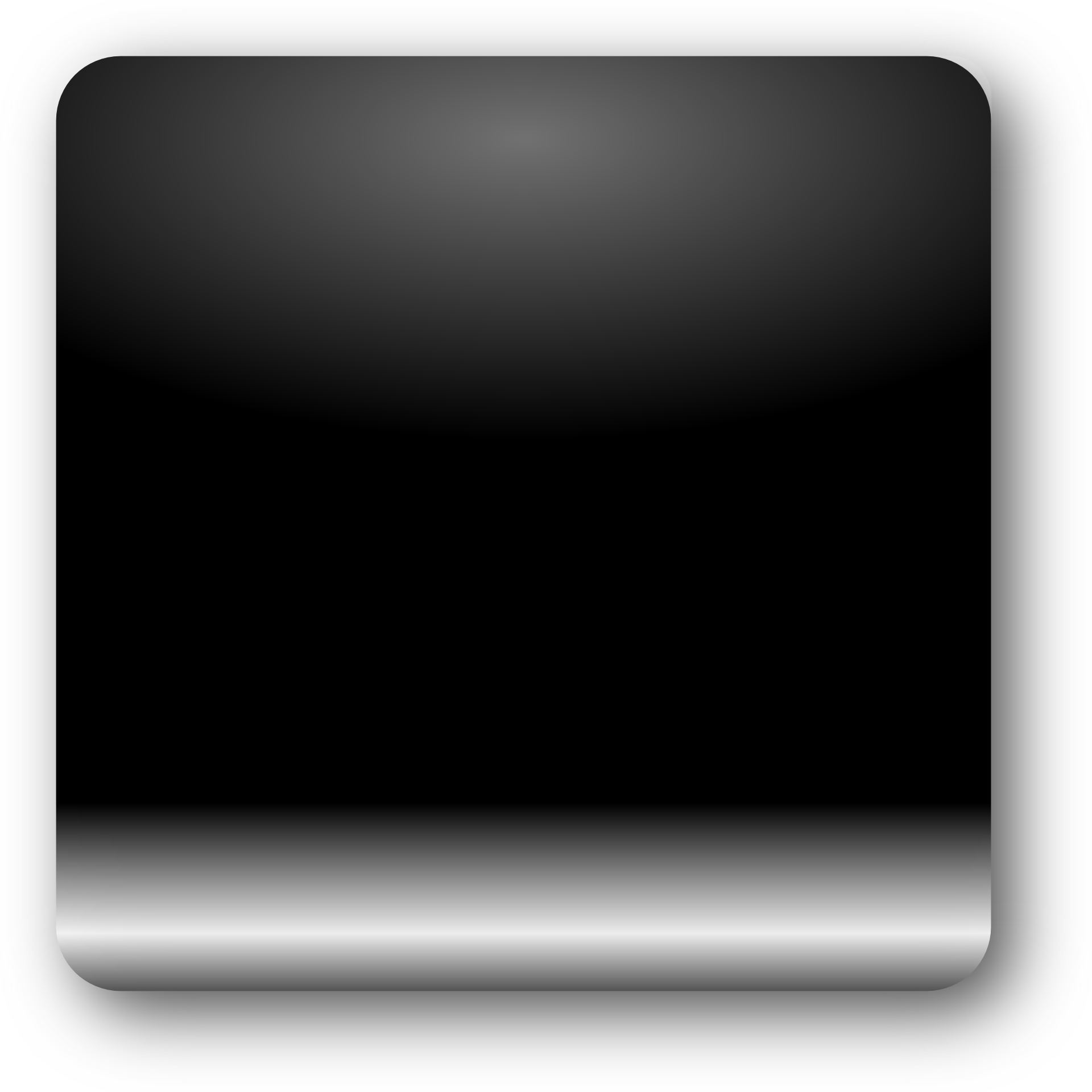 Black Square Icon Buttons