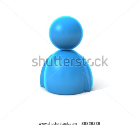 Blue Person Icon