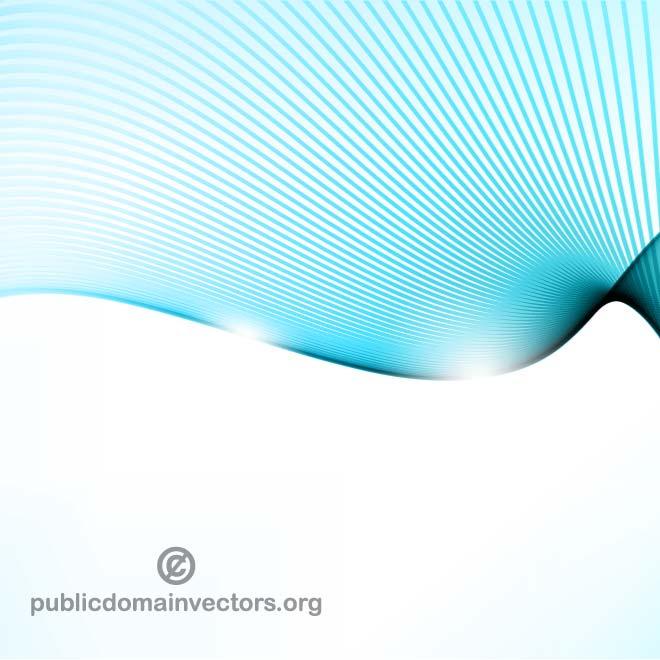 Blue Wavy Lines Vector