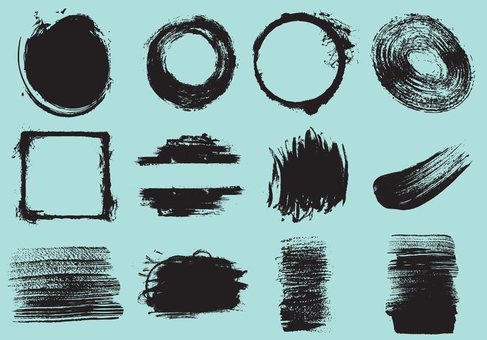 Brushstroke Vector Art