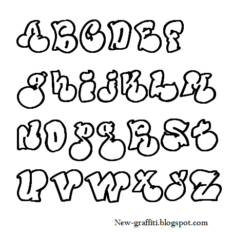 14 Cool Graffiti Bubble Fonts Images Bubble Letters Alphabet