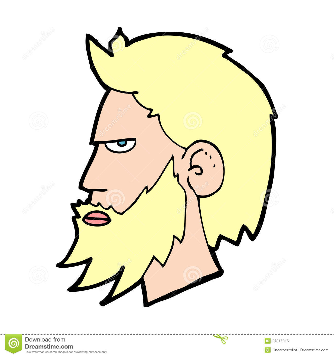 Cartoon Old Man with Beard Cartoon Old Man with Beard