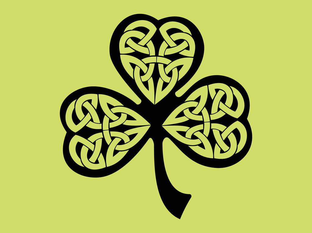 Celtic Shamrock Knot Vector