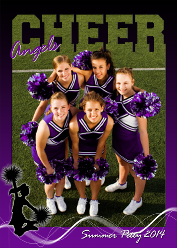 Cheerleader Templates Photoshop
