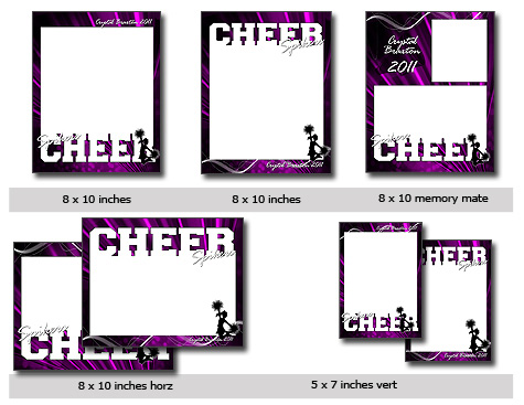 Cheerleading Templates Photoshop