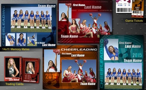 Cheerleading Templates Photoshop