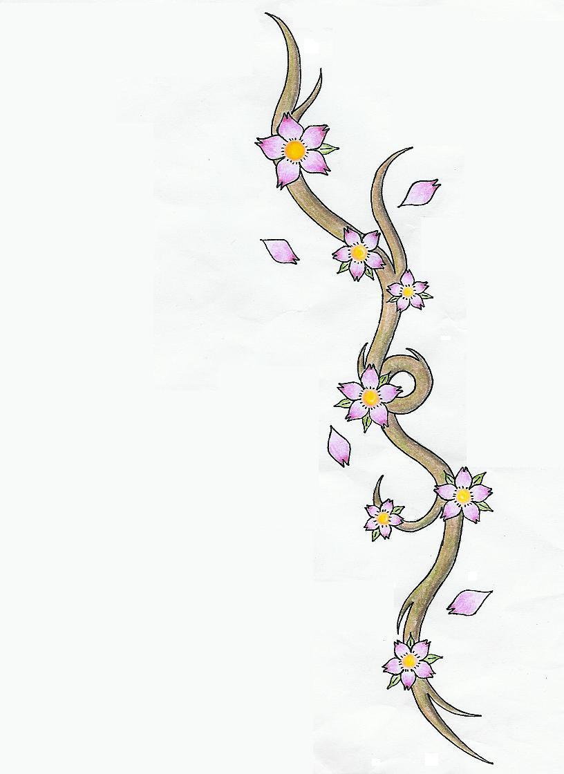 Cherry Blossom Tattoo Designs