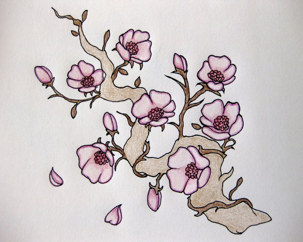 Cherry Blossom Tattoo Designs