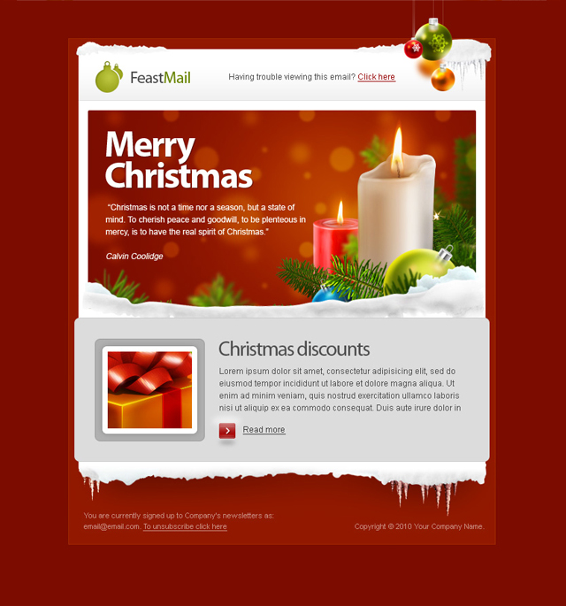 Christmas Emailtemplates
