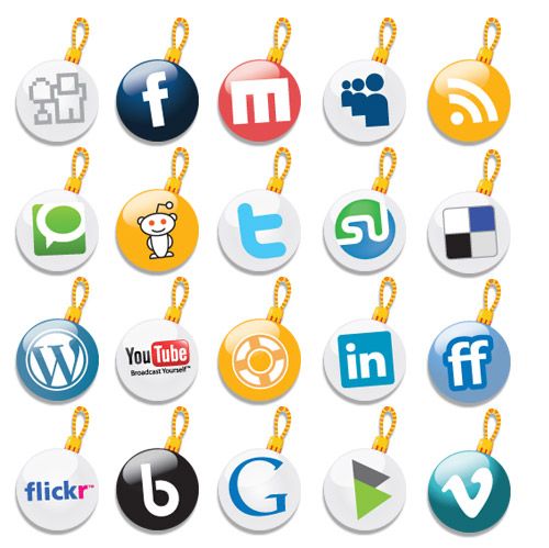 Christmas Social Media Icons