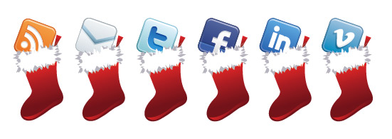 Christmas Social Media Icons