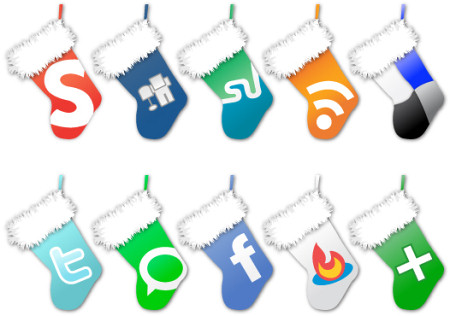 Christmas Social Media Icons