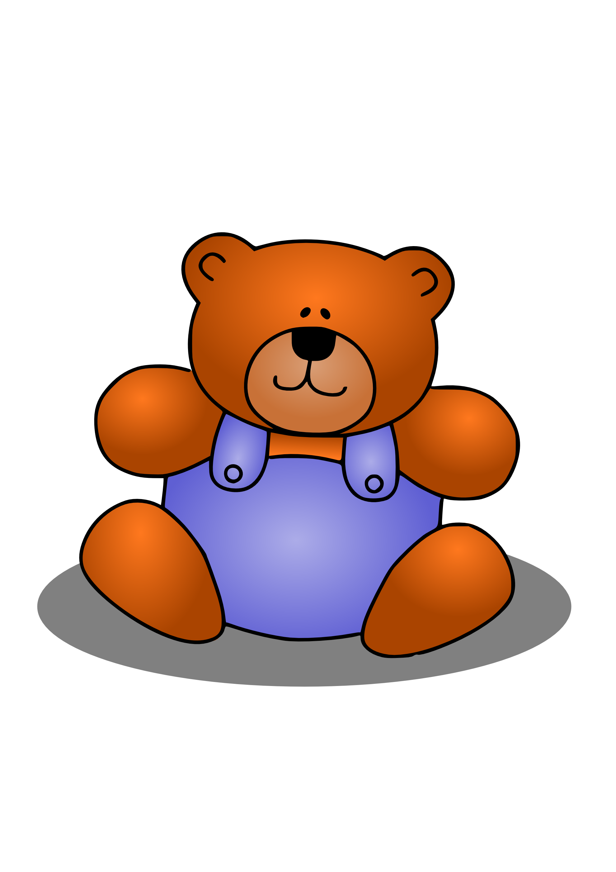 Christmas Teddy Bear Clip Art