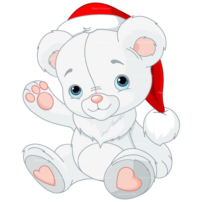 Christmas Teddy Bear Clip Art