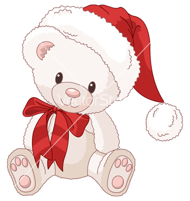 Christmas Teddy Bear Drawing