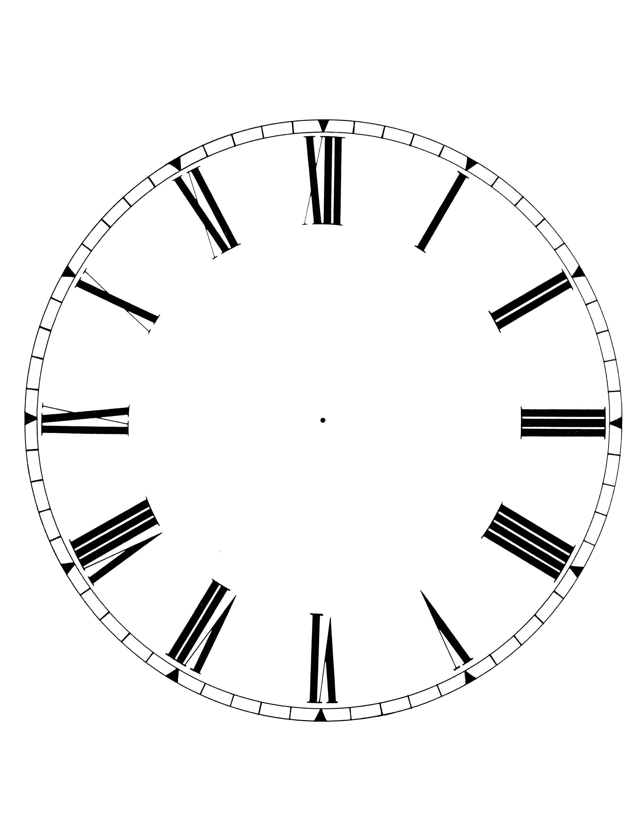 Clock Face Template