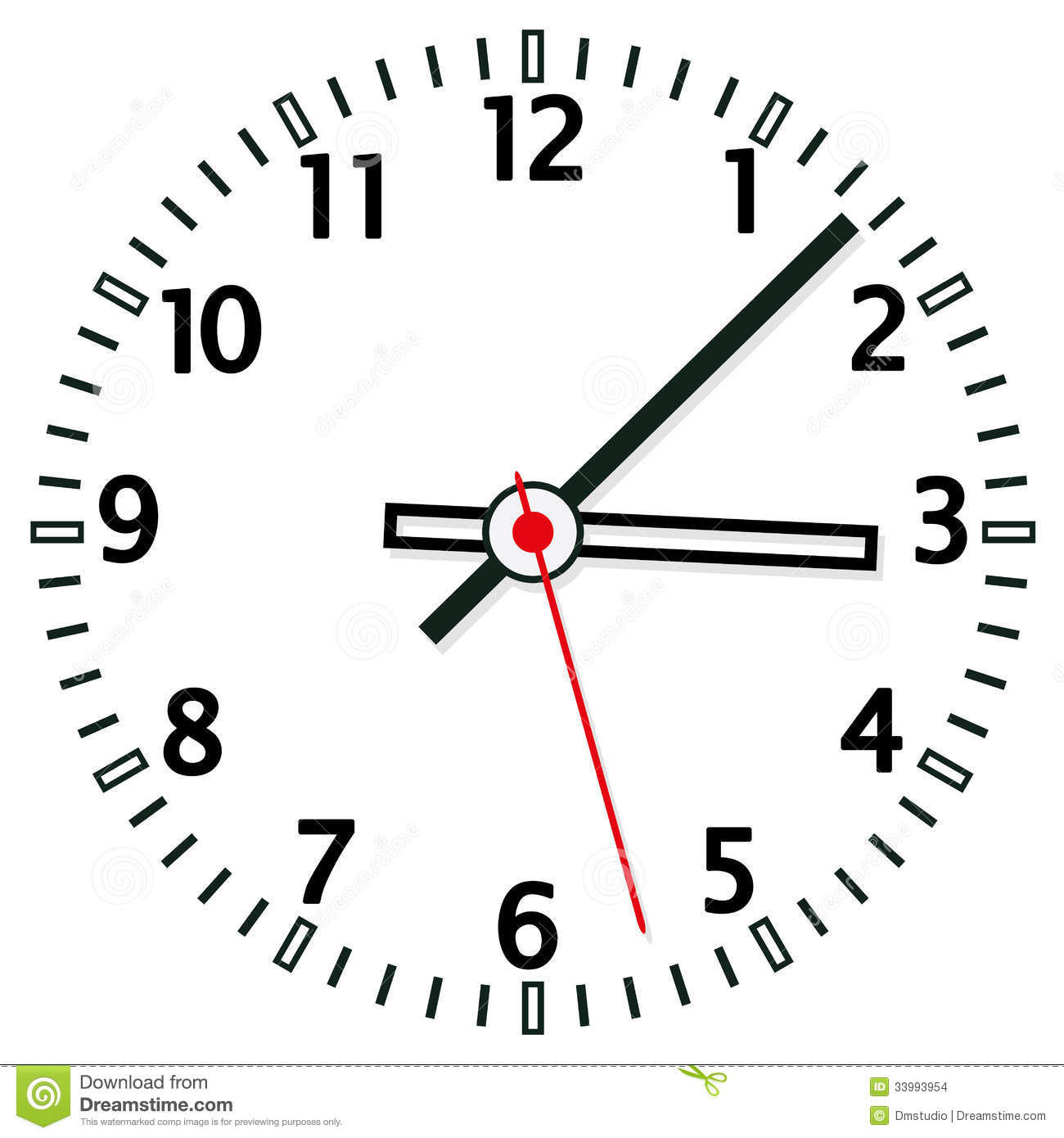 Clock Face Vector