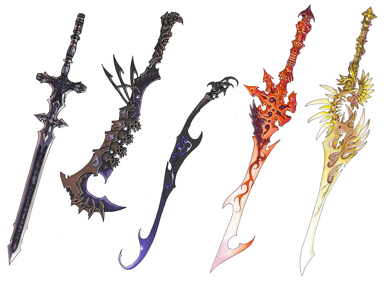 Cool Anime Sword Designs