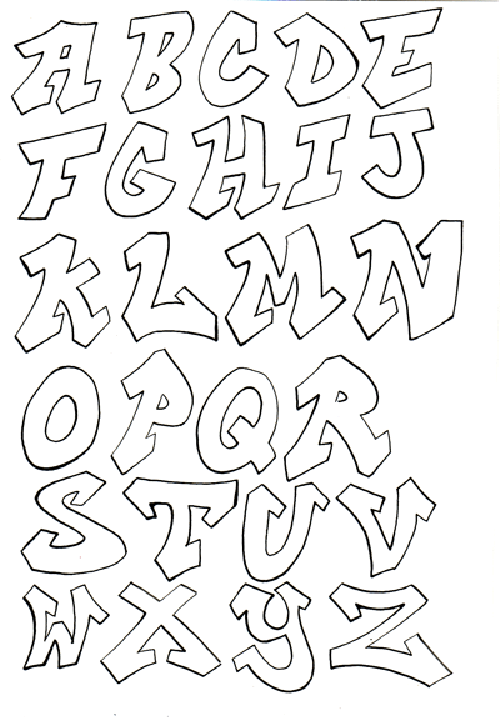 Cool Graffiti Alphabet Letters Cool Graffiti Alphabet Letters