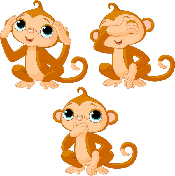 Cute Monkey Clip Art