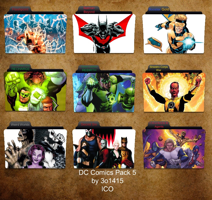 DC Comic Folder Icon