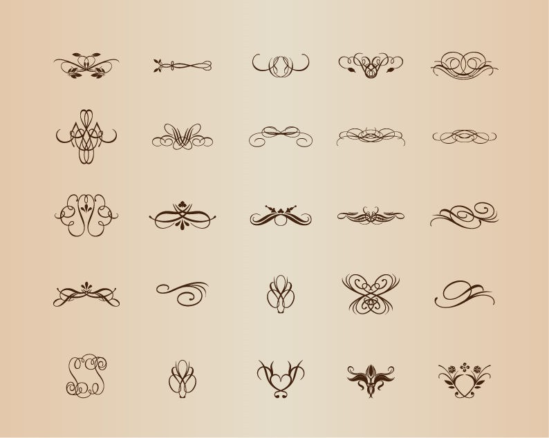 Decorative Design Elements Vector