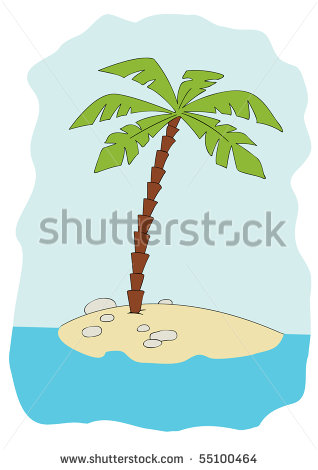 Desert Island Clip Art