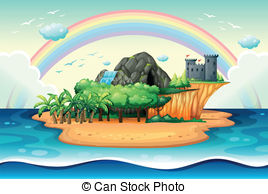 Desert Island Clip Art