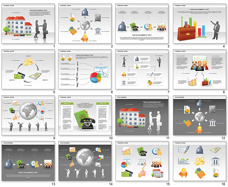 Financial Icons for PowerPoint Financial Icons for PowerPoint