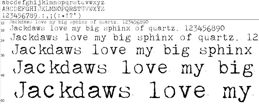 Fonts That Look Like Old Typewriter