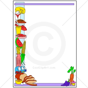 Food Borders Clip Art