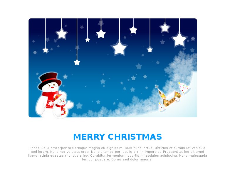 Free Christmas Email Template