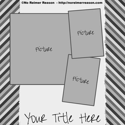 Free Digital Scrapbook Template