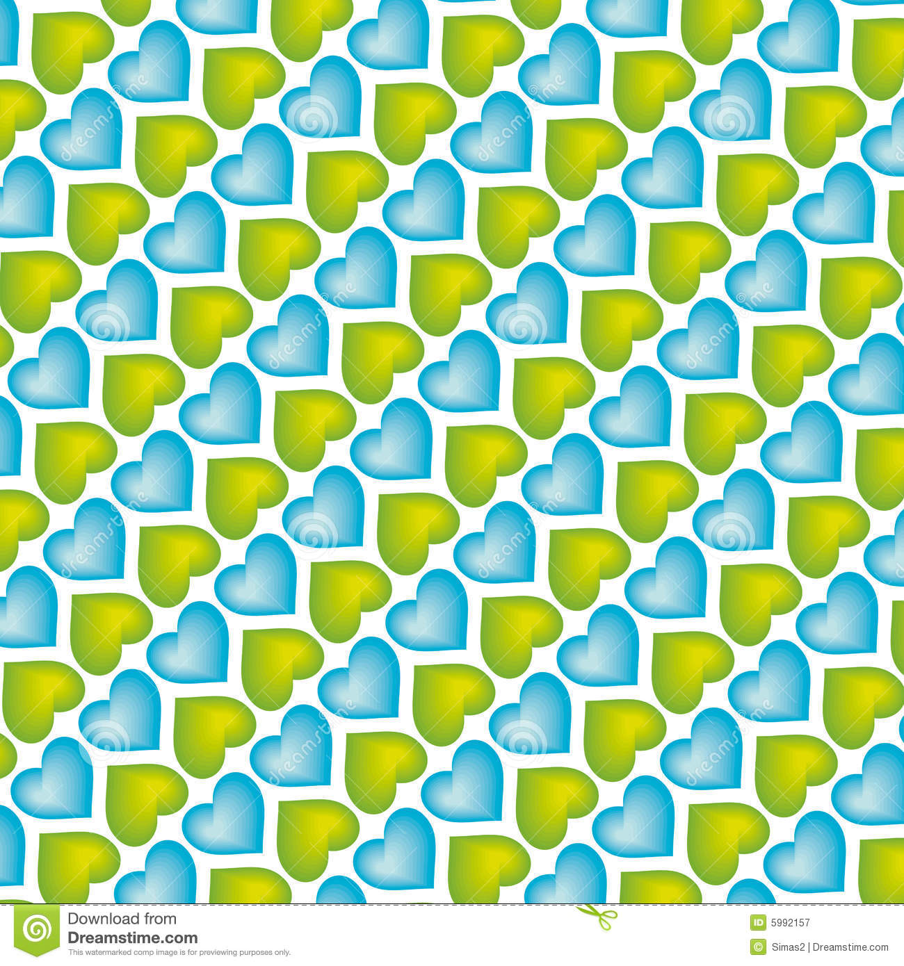 Free Heart Vector Pattern