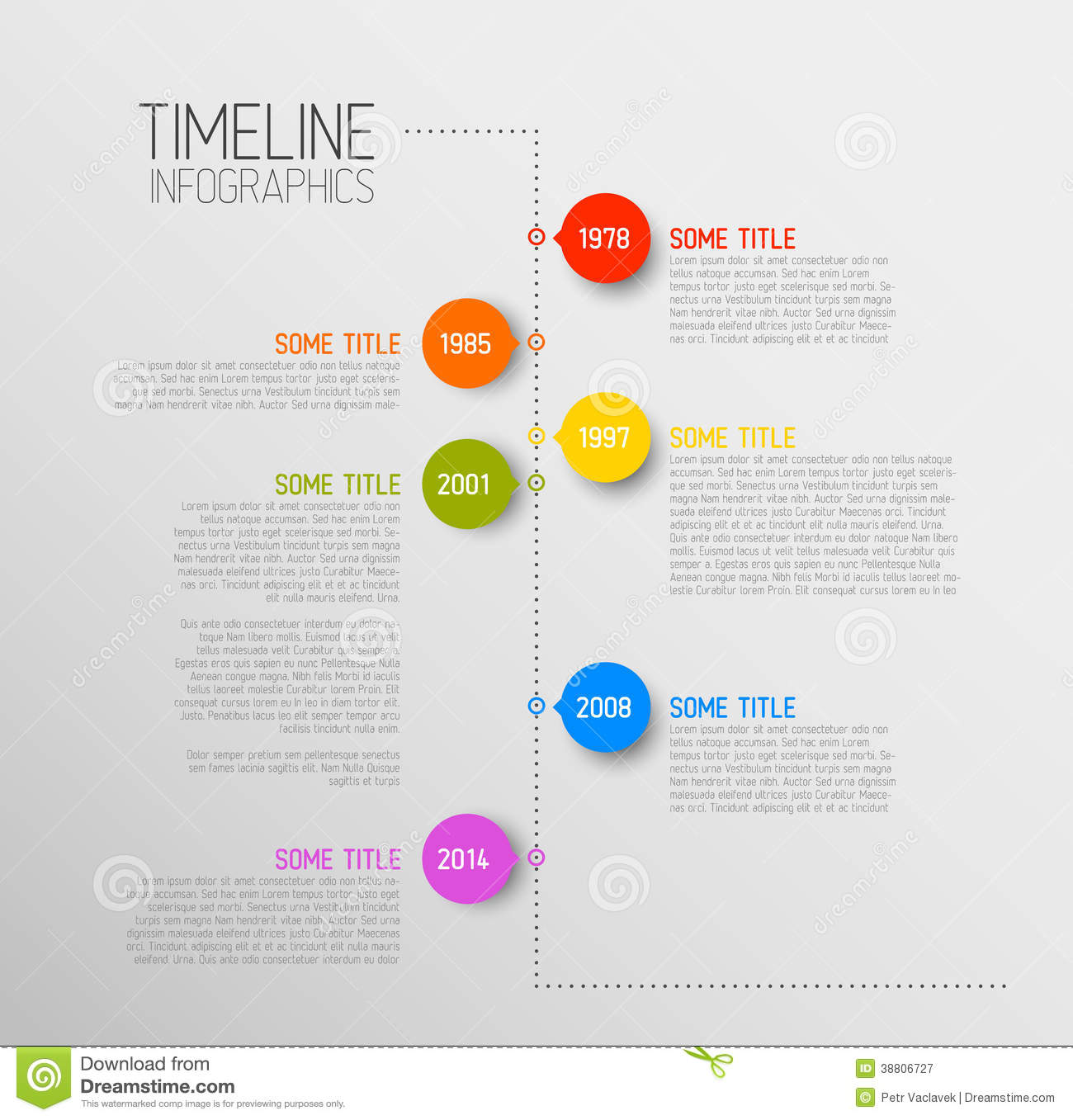 12 Free Timeline Infographic Images