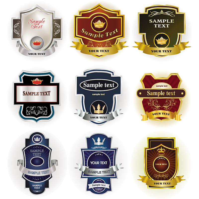 Free Label Templates Vectors